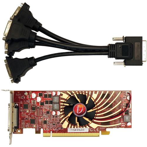 VisionTek Radeon HD 7750 4M Four DVI-D Monitor VHDCI 900687