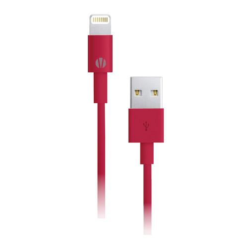 Vivitar 3' Lightning Connector to USB Cable (Red) V11087-3-RED, Vivitar, 3', Lightning, Connector, to, USB, Cable, Red, V11087-3-RED