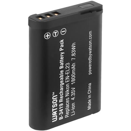 Watson EN-EL23 Lithium-Ion Battery Pack (4.35V, 1800mAh) B-3419