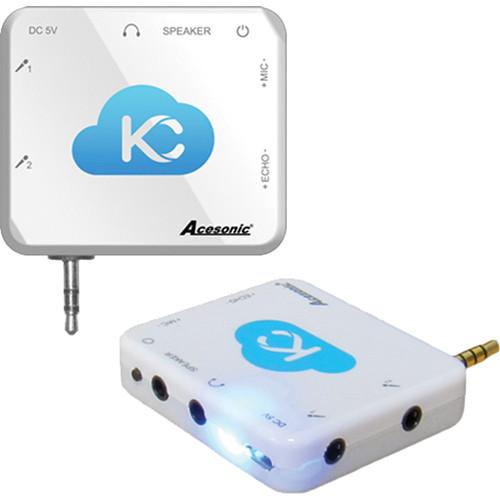 Acesonic USA Sing n Jam Karaoke Mixer for iOS and KM-SJ1W