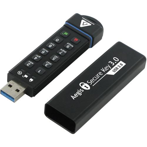 Apricorn 240GB Aegis Secure Key USB 3.0 Flash Drive ASK3-240GB