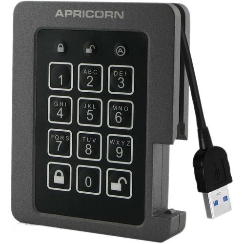 Apricorn Aegis 120GB Padlock USB 3.0 Solid ASSD-3PL256-120F, Apricorn, Aegis, 120GB, Padlock, USB, 3.0, Solid, ASSD-3PL256-120F,