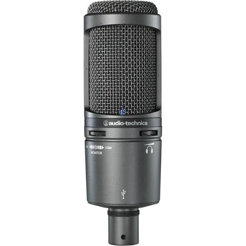 Audio-Technica AT2020USB  USB Microphone Kit with Headphones,, Audio-Technica, AT2020USB, USB, Microphone, Kit, with, Headphones,