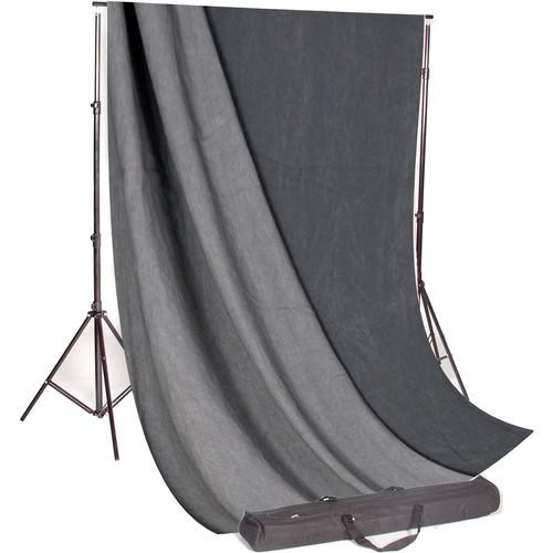 Backdrop Alley Studio Kit with Stand and 10 x 12' STDK-12CG, Backdrop, Alley, Studio, Kit, with, Stand, 10, x, 12', STDK-12CG,