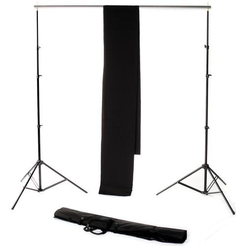 Backdrop Alley Studio Kit with Stand and 10 x 24' STDKT-24B