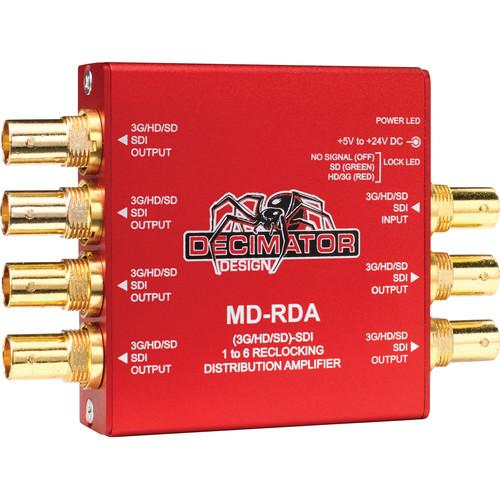 DECIMATOR MD-RDA Mini (3G/HD/SD) SDI 1 To 6 Relocking DD-MD-RDA, DECIMATOR, MD-RDA, Mini, 3G/HD/SD, SDI, 1, To, 6, Relocking, DD-MD-RDA