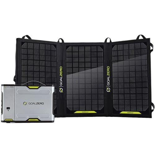 GOAL ZERO Sherpa 100 Solar Charging Kit with 110VAC GZ-42011