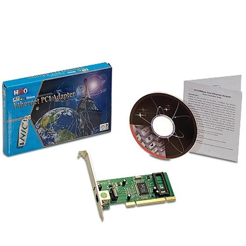 Hiro 10/100/1000 32-Bit Internal PCI Gigabit Ethernet Card, Hiro, 10/100/1000, 32-Bit, Internal, PCI, Gigabit, Ethernet, Card