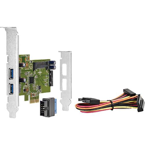 HP 4-Port USB 3.0 SuperSpeed PCIe 1x Card QT587AA, HP, 4-Port, USB, 3.0, SuperSpeed, PCIe, 1x, Card, QT587AA,