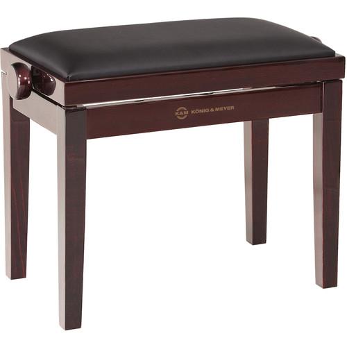 K&M 13751 Piano Bench Wooden Frame with Mahogany 13751-000-31