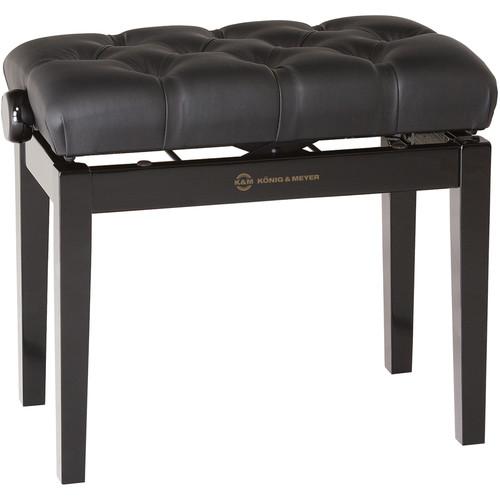 K&M 13981 Piano Bench with Quilted Leather Seat 13981-400-21, K&M, 13981, Piano, Bench, with, Quilted, Leather, Seat, 13981-400-21,