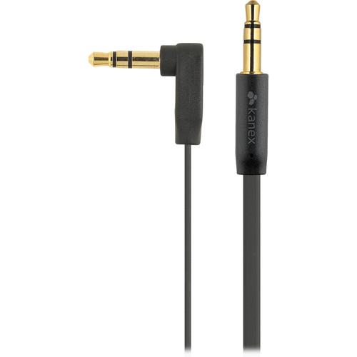 Kanex Stereo AUX Flat Cable with Angled Connector KAUXMM6FFA