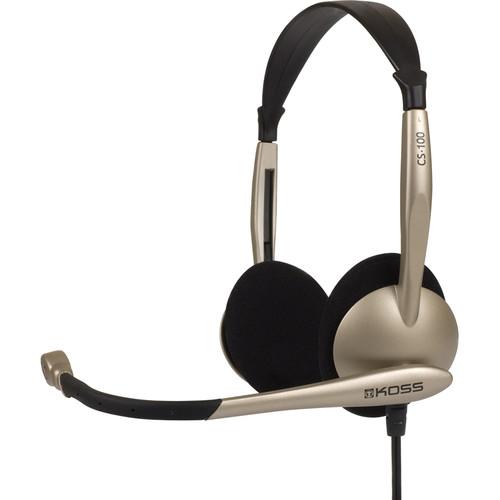 Koss CS100 USB Over-The-Head Headset With Noise Reduction 178188, Koss, CS100, USB, Over-The-Head, Headset, With, Noise, Reduction, 178188