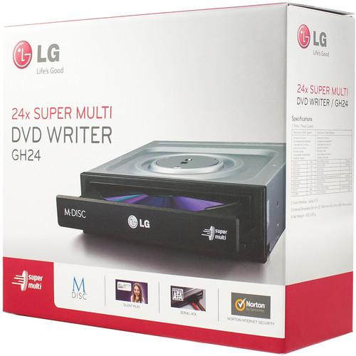 LG Internal 24x Super Multi DVD Rewriter with M-Disc GH24NSC0R