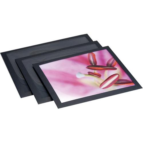Lineco Charcoal Black Window Envelopes - 11 x 14'' 718-1411