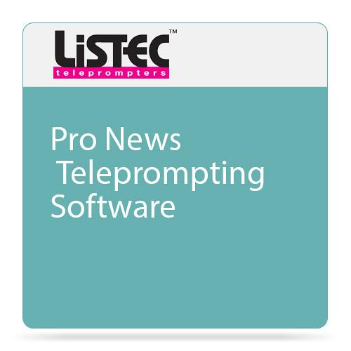 Listec Teleprompters Pro News Teleprompting Software LT-PRONEWS