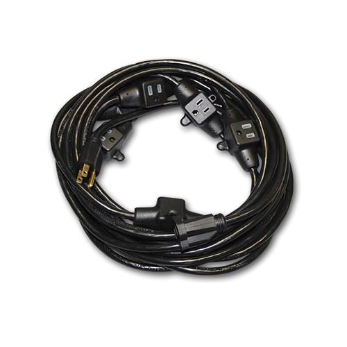 Milspec 14-Gauge Multi-Outlet Power Cable D19006340, Milspec, 14-Gauge, Multi-Outlet, Power, Cable, D19006340,