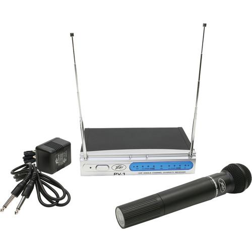 Peavey V1 Single Channel Diversity Handheld VHF 03010060, Peavey, V1, Single, Channel, Diversity, Handheld, VHF, 03010060,