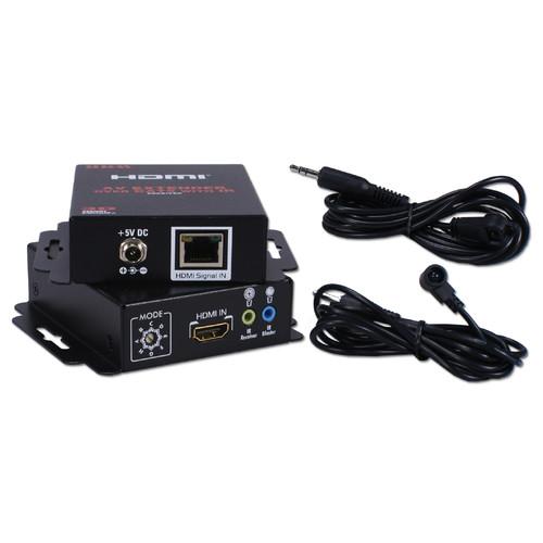 QVS Full HD HDMI/HDCP 3D 720p/1080p over Single HD-C5S4IR, QVS, Full, HD, HDMI/HDCP, 3D, 720p/1080p, over, Single, HD-C5S4IR,