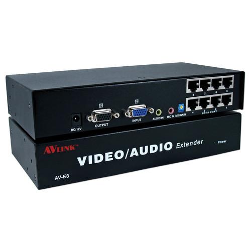 QVS VAC5-EX8 VGA/QXGA/Stereo Audio over CAT5e VAC5-EX8