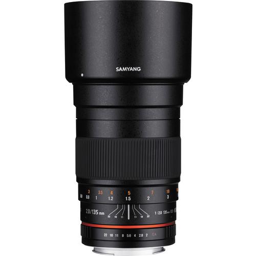 Samyang 135mm f/2.0 ED UMC Lens for Nikon F Mount SY135M-N, Samyang, 135mm, f/2.0, ED, UMC, Lens, Nikon, F, Mount, SY135M-N,