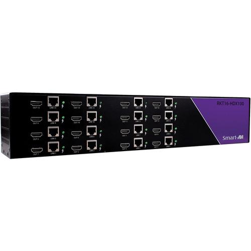 Smart-AVI RKT16-HDX100S 16-Port HDMI over CAT5e/6 RKT16-HDX100S, Smart-AVI, RKT16-HDX100S, 16-Port, HDMI, over, CAT5e/6, RKT16-HDX100S