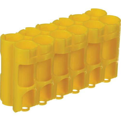 STORACELL 12 AA Pack Battery Caddy (Yellow) 12AACY