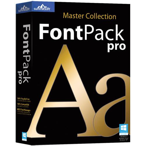 Summitsoft FontPack Pro Master Collection 2015 for PC 00357-2