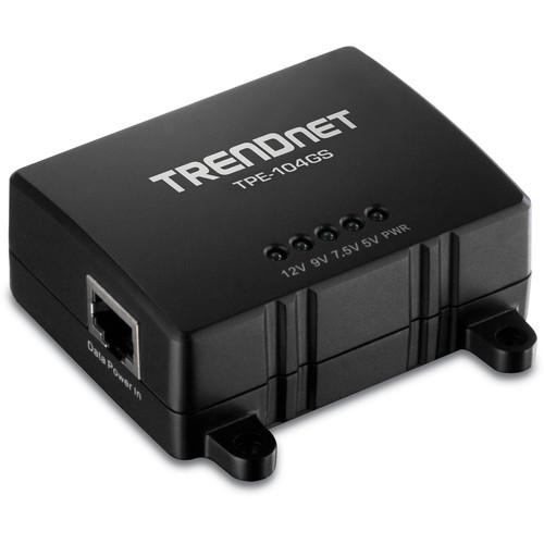TRENDnet  Gigabit PoE Splitter TPE-104GS, TRENDnet, Gigabit, PoE, Splitter, TPE-104GS, Video