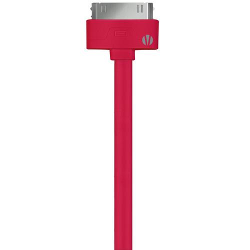 Vivitar 3' 30-Pin Apple Connector to USB Cable (Red), Vivitar, 3', 30-Pin, Apple, Connector, to, USB, Cable, Red,