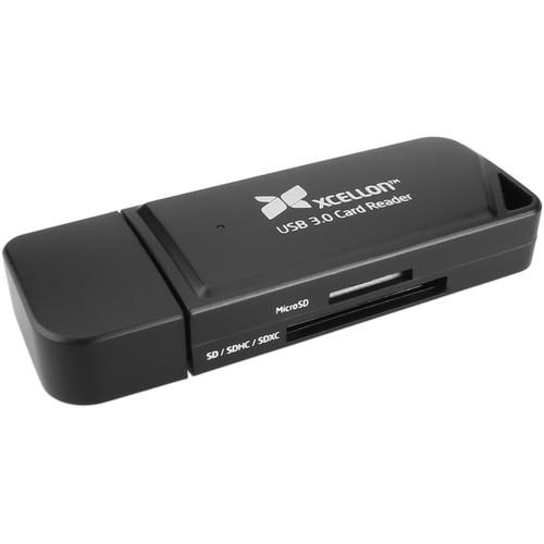 Xcellon CR-P2P Portable USB 3.0 Card Reader CR-P2P
