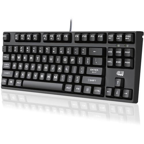 Adesso EasyTouch 625 Compact USB Mechanical Gaming AKB-625UB, Adesso, EasyTouch, 625, Compact, USB, Mechanical, Gaming, AKB-625UB,