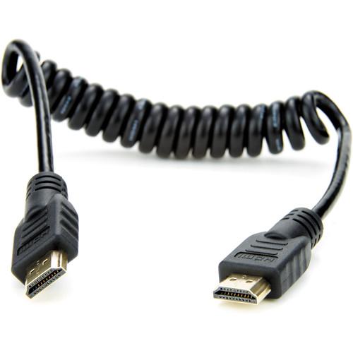 Atomos Full HDMI to Full HDMI Coiled Cable ATOMCAB010, Atomos, Full, HDMI, to, Full, HDMI, Coiled, Cable, ATOMCAB010,
