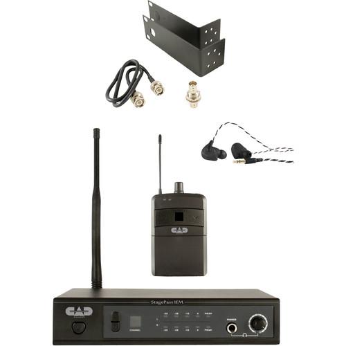 CAD UHF In Ear Monitor Wireless System 1-Pack STAGESELECT IEM