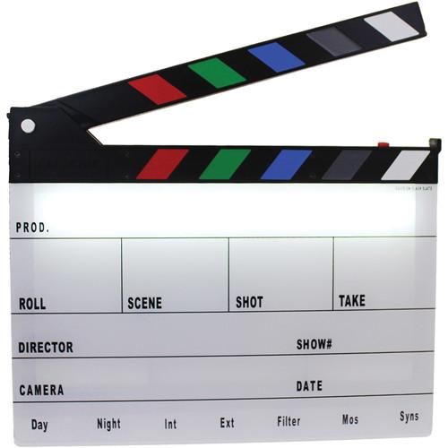 Cavision Next-Generation Color Clapper Slate with LED Light and