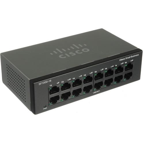 Cisco SF 100D-16 Unmanaged Small Business Switch SF100D-16-NA, Cisco, SF, 100D-16, Unmanaged, Small, Business, Switch, SF100D-16-NA
