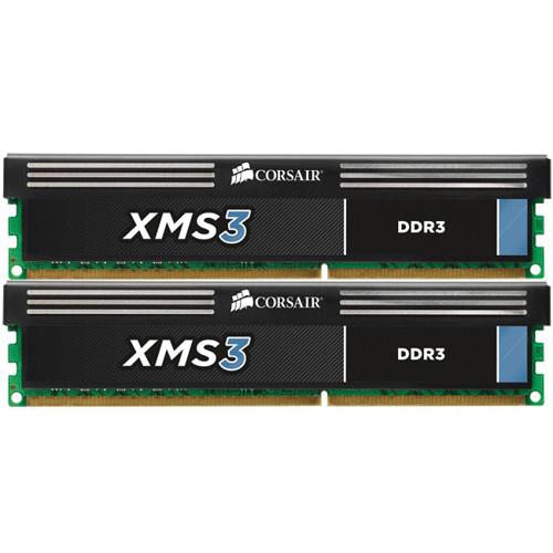 Corsair XMS3 8GB (2 x 4GB) DDR3 DIMM 1600 MHz CMX8GX3M2A1600C9, Corsair, XMS3, 8GB, 2, x, 4GB, DDR3, DIMM, 1600, MHz, CMX8GX3M2A1600C9