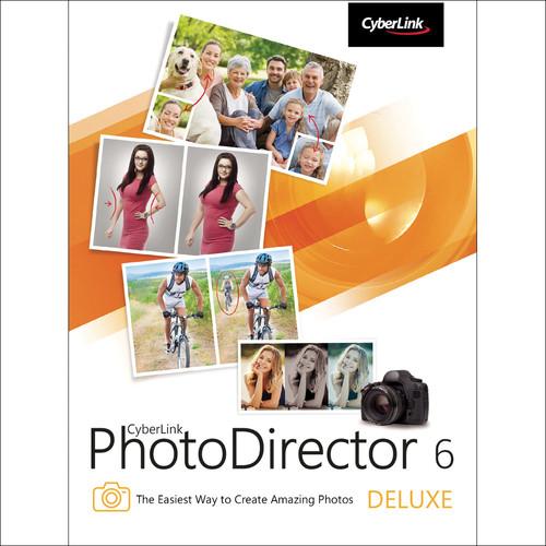 CyberLink PhotoDirector 6 Deluxe (Download) PTD-0600-IWX0-00, CyberLink,Director, 6, Deluxe, Download, PTD-0600-IWX0-00,