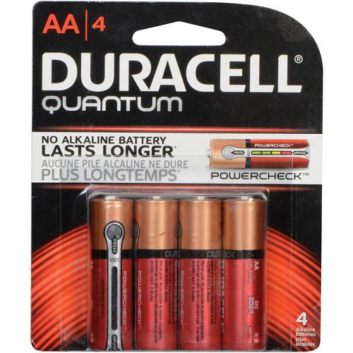Duracell Quantum AA 1.5V Alkaline Battery (4-Pack) 6949820, Duracell, Quantum, AA, 1.5V, Alkaline, Battery, 4-Pack, 6949820,