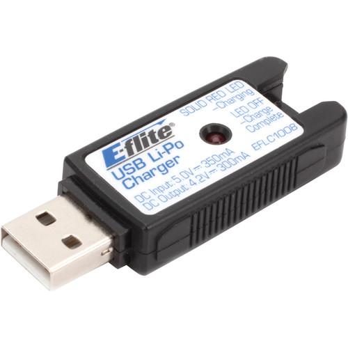 E-flite  1S USB LiPo Charger - 300mA EFLC1008, E-flite, 1S, USB, LiPo, Charger, 300mA, EFLC1008, Video