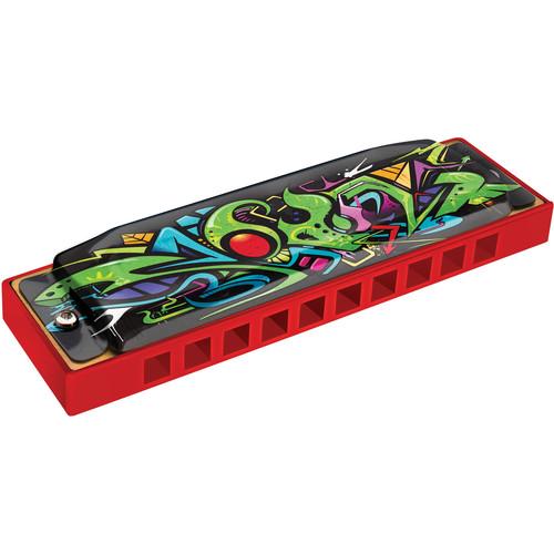 Hohner Red Dragon Tagged Series Harmonica (Red, Key of C)