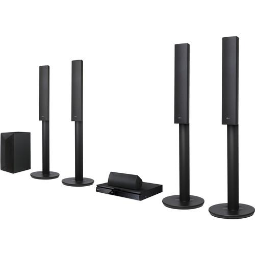 LG LHB655 5.1-Channel 3D Smart Blu-ray Home Theater System, LG, LHB655, 5.1-Channel, 3D, Smart, Blu-ray, Home, Theater, System