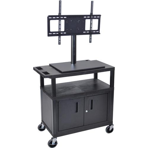 Luxor ET34CE-B Mobile Cart with Universal LCD TV Mount, ET34CE-B