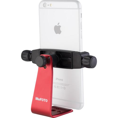 MeFOTO SideKick360 Plus Smartphone Tripod Adapter (Red) MPH200R