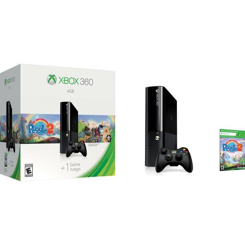 Microsoft Xbox 360 4GB Gaming Console & Peggle 2 L9V-00039