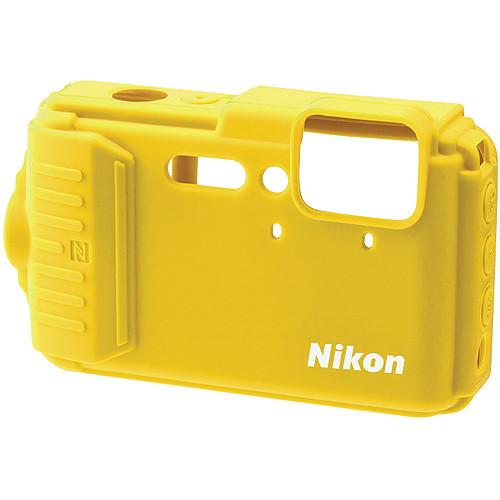 Nikon CF-CP002 Silicone Jacket for COOLPIX AW130 (Yellow) 25905, Nikon, CF-CP002, Silicone, Jacket, COOLPIX, AW130, Yellow, 25905