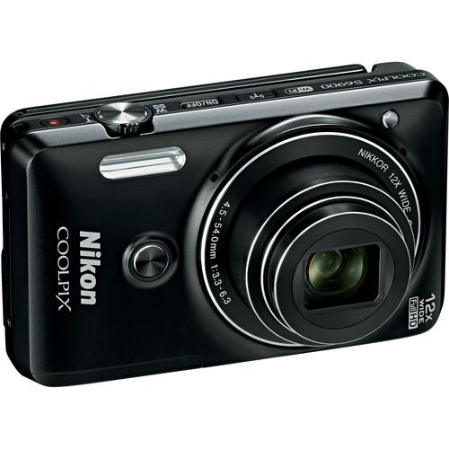 Nikon COOLPIX S6900 Digital Camera Basic Kit (Black)
