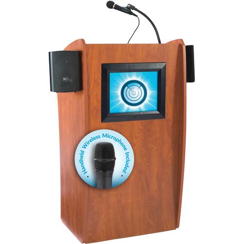 Oklahoma Sound 612-S Vision Floor Lectern with LCD 612-S/LWM-5, Oklahoma, Sound, 612-S, Vision, Floor, Lectern, with, LCD, 612-S/LWM-5