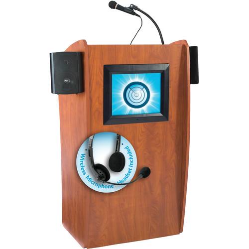 Oklahoma Sound 612-S Vision Floor Lectern with LCD 612-S/LWM-7, Oklahoma, Sound, 612-S, Vision, Floor, Lectern, with, LCD, 612-S/LWM-7