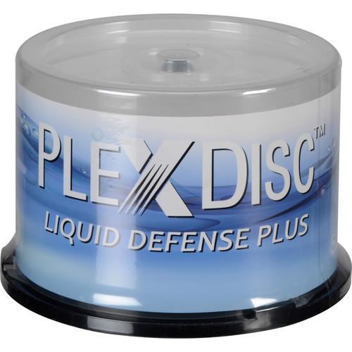 PlexDisc 16x 4.7GB DVD-R Glossy White Inkjet Hub PLEX/632-C14
